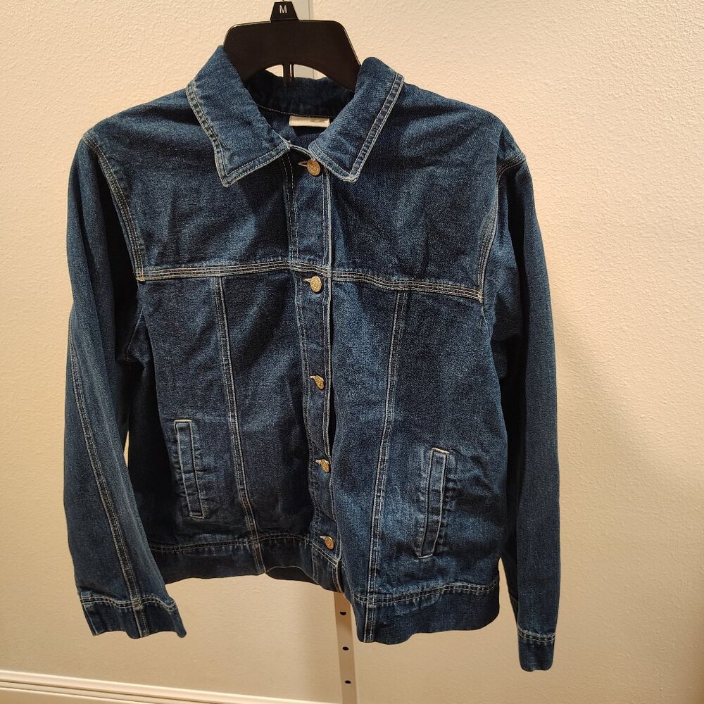 Crossroads Women's Vintage Jean Denim Jacket Size XL Cotton